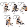 Anime Haikyuu Kageyama Hinata Kenma Kozume Acrylic Figure Keychain Decor Bag Collection Cartoon Volleyball Boy Keychain - Haikyuu Store